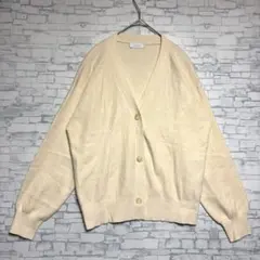 アフタヌーンティー・ワードローブ カーディガン　ベージュ【L】　美品　長袖ニット