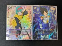 ドラゴンボールカード　ブルマ　パラレル　ベジータ 　パラレル　2枚セット