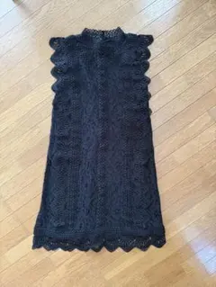 再セール toccocloset 総レースノースリーブ 원피스 블랙