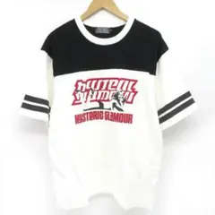 HYSTERIC GLAMOUR プリントTシャツ ホワイト/ブラック