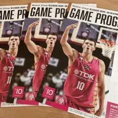 秋田ノーザンハピネッツ ゲームプログラム 3冊