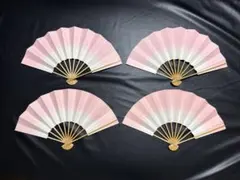 扇子 29cm 3枚組 紗綾形 パール 新品箱変え 舞扇子 舞踊 大衆演劇 着物