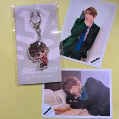 SnowManすのチル　キーホルダー向井康二　写真セット