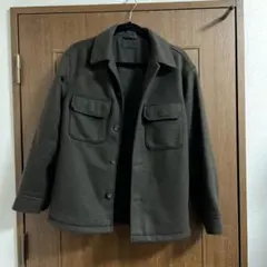 ユニクロ　ジャケット　ダークブラウン