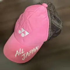 YONEX キャップ ALL JAPAN ピンク