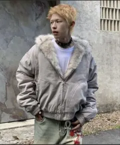 ダウンジャケット ファー