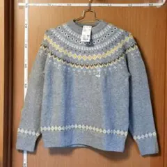 【定価2189新品】UNIQLO スフレヤーンセーター 160【管理No.864