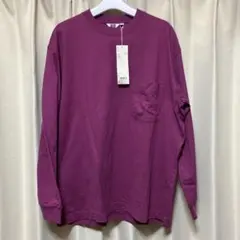 ユニクロU 2019春夏 クルーネックT（長袖） 紫
