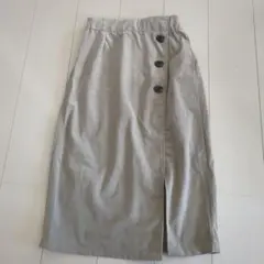 clearグレー タイトスカート スリットあり