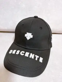 DESCENTE ブラック キャップ