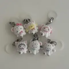 サンリオ ふわふわスノー めじるしアクセサリー コンプリートセット