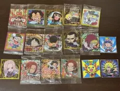 ワンピース ホログラムステッカー ウエハース17枚