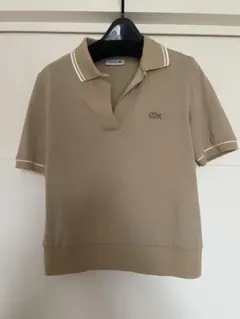 8月5日まで出品　最終価格　LACOSTE レディース ポロシャツ ベージュのサムネイル