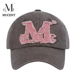 【新品未開封】MUCENT ムセント ロゴキャップ 帽子 ピンクのサムネイル