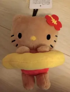 ハローキティ　キーホルダー　日焼け　水着　アベイル　限定品　新品未使用　サンリオ