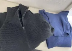 【E】ニット２点　ユニクロ　無印まとめ品　お得✨