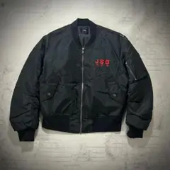 超美品 入手困難 J.S.B. MA-1 オール刺繍 希少モデル S BLK