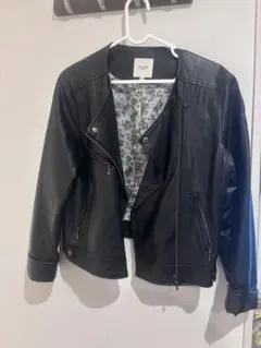 BEAMS HEART　ビームスハート / フェイクレザージャケット　ノーカラー