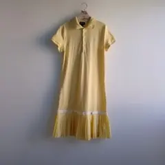 Polo Ralph Lauren イエローポロワンピース XL