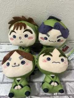 忍たま乱太郎 もちぴこぬいぐるみ 4体セット