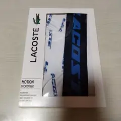 ラコステ　新品　メンズ　ボクサーパンツ(ロゴ/ホワイトM)