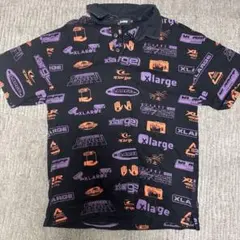 XLARGE 半袖 ポロシャツ 総柄 ロゴのサムネイル