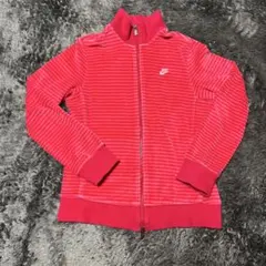 Nike ストライプ ベロアジャケット L