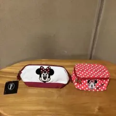 タグ付きディズニーポーチ2個