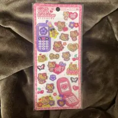サンリオ　平成はっぴーフォン　シール　ハローキティ　日焼け