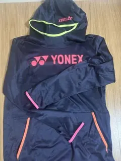 YONEX ロングTシャツ L フード付き