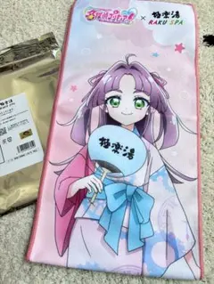 名探偵プリキュア 極楽湯 マフラータオル 小林みくる みくる キュア
