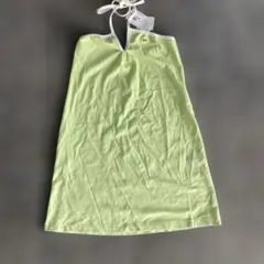 Lacoste ライムグリーン ホルターネックワンピース チュニック　サイズ40