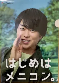 嵐　櫻井翔　メニコン　非売品　クリアファイル　1枚