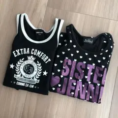 タンクトップ 2枚セット120センチ　Jenni・comme ca ism