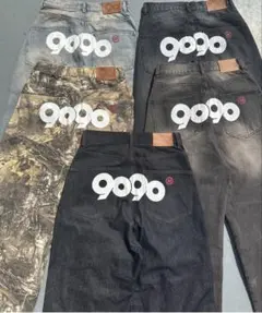 9090 ワイドデニムパンツ