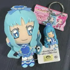 希少 ハートキャッチプリキュア ぬいぐるみ キュアマリン フィギュアキーホルダー