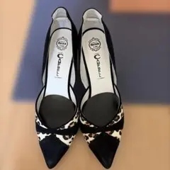 CAMPBELL ヒョウ柄 高ヒールパンプス 37のサムネイル