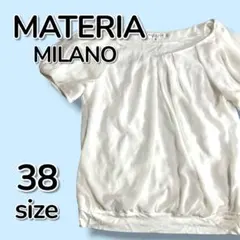 【中古品】MATERIA MILANO マテリアミラノ ブラウス 半袖【M相当】のサムネイル