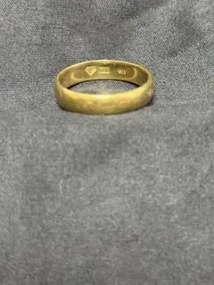 (B072314)K18リング かまぼこ 約11号 18金 YG 指輪 B072314)K18リング かまぼこ 約11号 18金 YG 指輪 B072314)K18