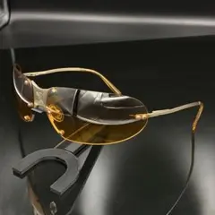 Y144 CELINE セリーヌ サングラス 度なし リムレス　ラインストーン Y144 CELINE セリーヌ サングラス 度なし リムレス ラインストーン