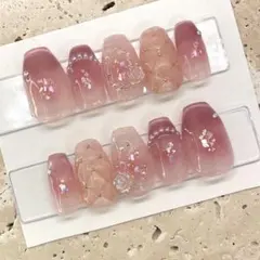 ちゅるんチーク291【現品販売】ネイルチップ