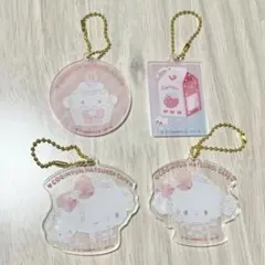 こぎみゅん　初恋カフェ　アクキー　アクリルキーホルダー　4点セット