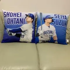 GIGO限定　MLB PLAYERS　ダルビッシュ有　山本由伸クッション　セット GIGO限定 MLB PLAYERS ダルビッシュ有＆山本由伸 クッションセット