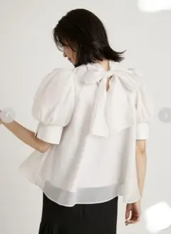 snidel オーガンジーシースルーブラウス