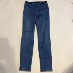 UNIQLO HEATTECH スキニーデニム M ダークブルー