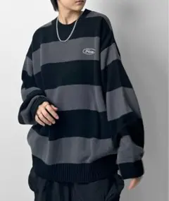 【かわいい】ILL'S ボーダーニットセーター Mサイズ