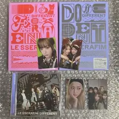 LE SSERAFIM Different CD3枚セット トレカ4枚付き