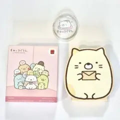 すみっコぐらし ねこ ★ レターセット ＆ 缶バッジ 2点セット