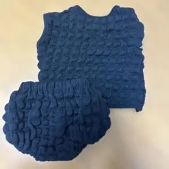 ぽこぽこセットアップ　70 ブラック