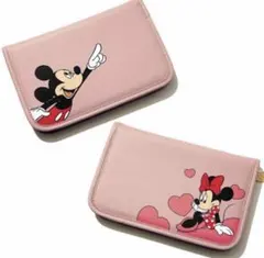 新品未使用Samantha Thavasa マルチケース ピンク ミッキーミニー